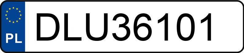 Numer rejestracyjny DLU 36101 posiada MAZDA 5 - DLU36101