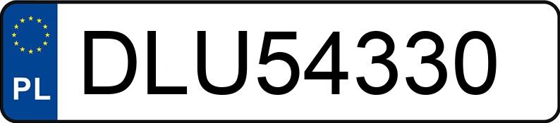 Numer rejestracyjny DLU 54330 posiada SKODA SUPERB - DLU54330
