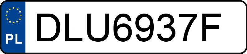 Numer rejestracyjny DLU 6937F posiada BMW 320E - DLU6937F