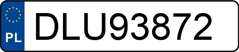 Numer rejestracyjny DLU 93872 posiada AUDI A4 - DLU93872