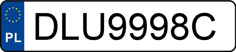 Numer rejestracyjny DLU 9998C posiada BMW 530i Kat. MR`01 E39 530i Kat. MR`01 E39 - DLU9998C