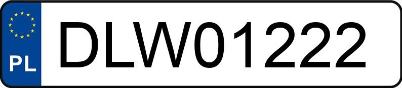 Numer rejestracyjny DLW 01222 posiada VOLKSWAGEN JETTA - DLW01222