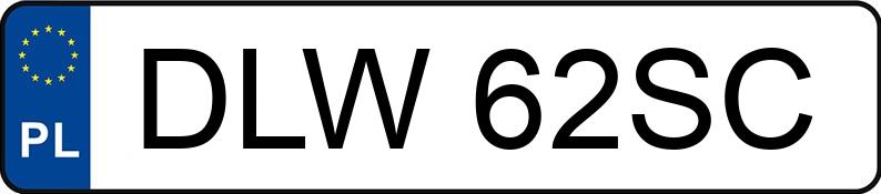 Numer rejestracyjny DLW 62SC posiada VOLKSWAGEN Golf III 1.9 TD Kat. MR`91 GL - DLW62SC