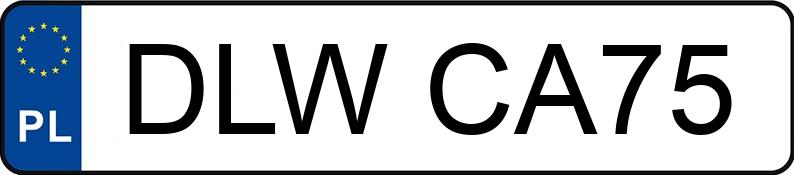 Numer rejestracyjny DLW CA75 posiada VOLKSWAGEN TIGUAN - DLWCA75