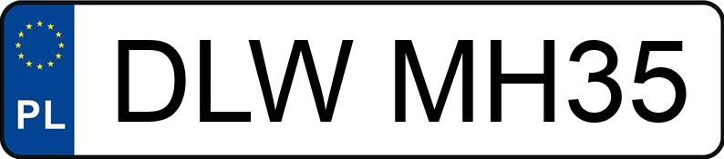 Numer rejestracyjny DLW MH35 posiada SAAB 9-5 2.3 MR`97 T S - DLWMH35