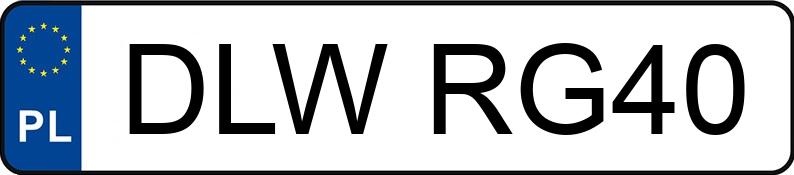 Numer rejestracyjny DLW RG40 posiada OPEL CORSA - DLWRG40 Numer rejestracyjny DLW RG40 posiada OPEL CORSA - DLWRG40