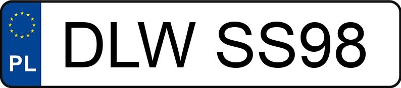 Numer rejestracyjny DLW SS98 posiada AUDI A4 Avant 2.5 TDi Kat. MR`05 E3 8E A4 Avant 2.5 TDi Kat. MR`05 E3 8E - DLWSS98