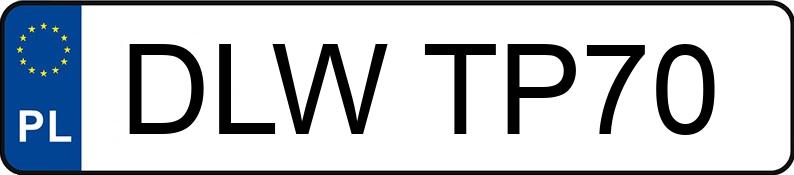 Numer rejestracyjny DLW TP70 posiada BMW M550I XDRIVE - DLWTP70