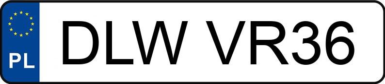 Numer rejestracyjny DLW VR36 posiada VOLKSWAGEN GOLF - DLWVR36 Numer rejestracyjny DLW VR36 posiada VOLKSWAGEN GOLF - DLWVR36