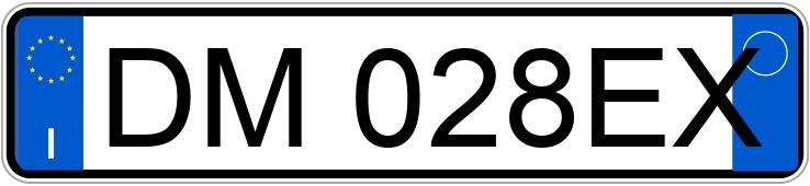 Numer rejestracyjny DM028EX posiada ALFA ROMEO 159