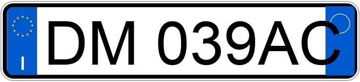 Numer rejestracyjny DM039AC posiada ALFA ROMEO 159 Numer rejestracyjny DM039AC posiada ALFA ROMEO 159