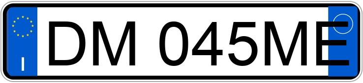 Numer rejestracyjny DM045ME posiada ALFA ROMEO 159