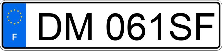 Numer rejestracyjny DM061SF posiada VOLKSWAGEN GOLF VII