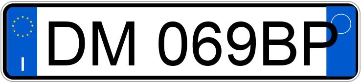 Numer rejestracyjny DM069BP posiada LANCIA Musa