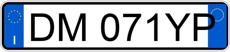 Numer rejestracyjny DM071YP posiada clio clio |||