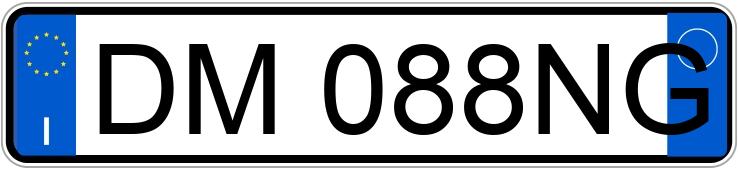 Numer rejestracyjny DM088NG posiada BMW Serie 3