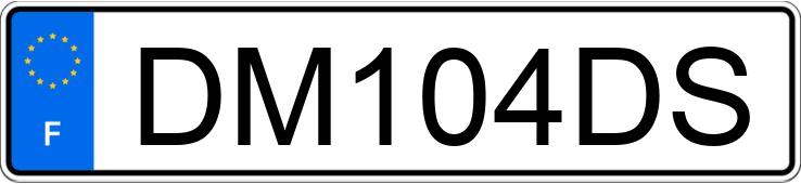 Numer rejestracyjny DM104DS posiada VOLKSWAGEN GOLF VII