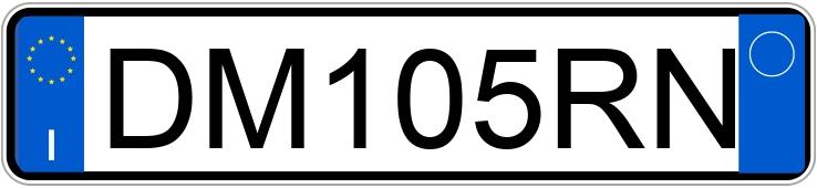 Numer rejestracyjny DM105RN posiada LANCIA Ypsilon 2a serie