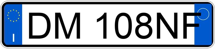 Numer rejestracyjny DM108NF posiada FIAT 500 Numer rejestracyjny DM108NF posiada FIAT 500