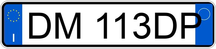 Numer rejestracyjny DM113DP posiada SEAT Ibiza 3a serie