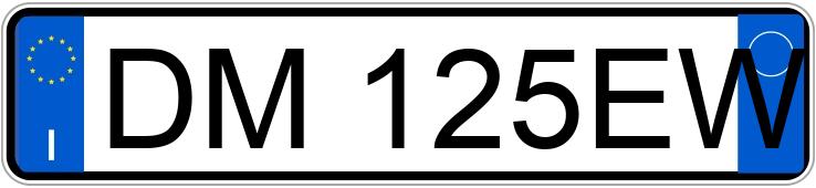 Numer rejestracyjny DM125EW posiada FIAT Croma