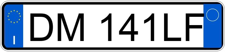 Numer rejestracyjny DM141LF posiada TOYOTA Auris