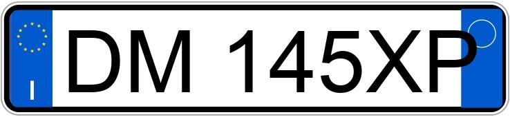 Numer rejestracyjny DM145XP posiada TOYOTA Yaris 2a serie