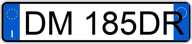 Numer rejestracyjny DM185DR posiada AUDI A3 2a serie A3 SPB 2.0 TDI 170 CV F.AP. Ambition (125 kw)