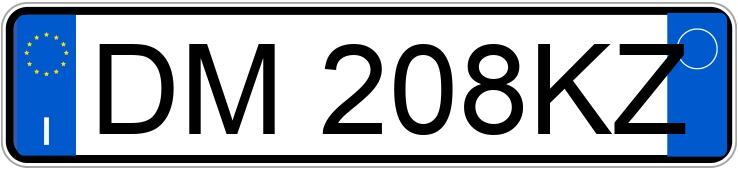 Numer rejestracyjny DM208KZ posiada BMW Serie 3 Numer rejestracyjny DM208KZ posiada BMW Serie 3