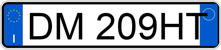 Numer rejestracyjny DM209HT posiada FIAT Grande Punto