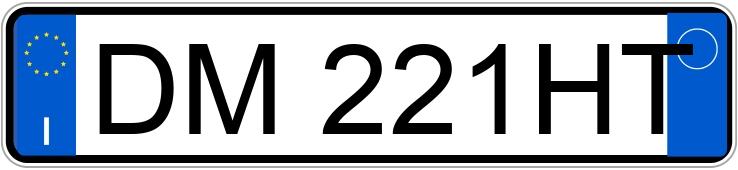 Numer rejestracyjny DM221HT posiada FIAT 500 Numer rejestracyjny DM221HT posiada FIAT 500