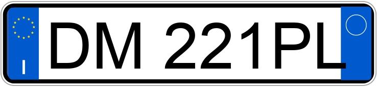 Numer rejestracyjny DM221PL posiada FIAT Sedici