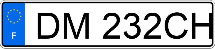 Numer rejestracyjny DM232CH posiada PEUGEOT 308