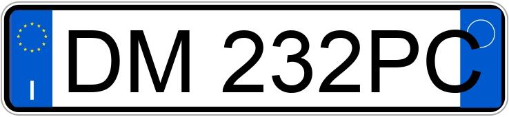 Numer rejestracyjny DM232PC posiada ALFA ROMEO 147 2a serie Numer rejestracyjny DM232PC posiada ALFA ROMEO 147 2a serie