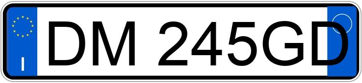 Numer rejestracyjny DM245GD posiada OPEL Agila 2a serie