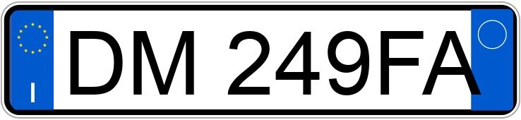 Numer rejestracyjny DM249FA posiada HONDA CR-V 3a serie 07-10