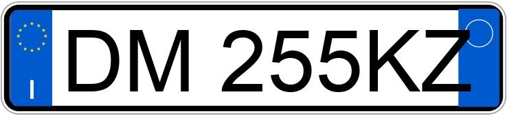 Numer rejestracyjny DM255KZ posiada TOYOTA Aygo 1a serie