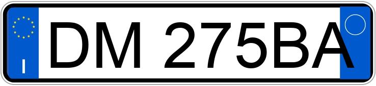 Numer rejestracyjny DM275BA posiada VOLKSWAGEN Golf 5a serie