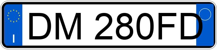 Numer rejestracyjny DM280FD posiada VOLKSWAGEN Golf 5a serie Numer rejestracyjny DM280FD posiada VOLKSWAGEN Golf 5a serie