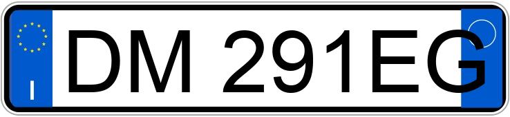 Numer rejestracyjny DM291EG posiada BMW Serie 1