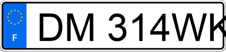 Numer rejestracyjny DM314WK posiada BMW X5