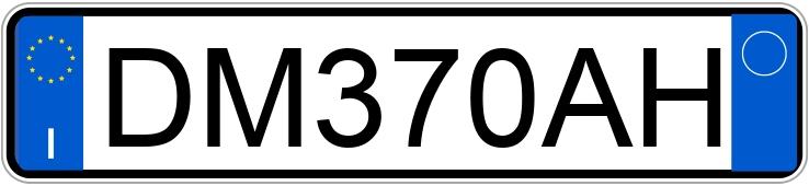 Numer rejestracyjny DM370AH posiada CITROEN C4