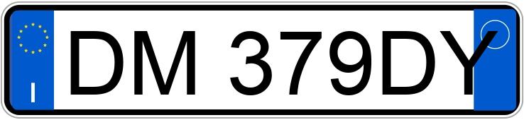 Numer rejestracyjny DM379DY posiada FIAT Panda 2a serie Numer rejestracyjny DM379DY posiada FIAT Panda 2a serie