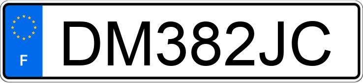 Numer rejestracyjny DM382JC posiada KIA SORENTO