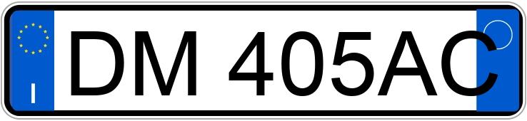 Numer rejestracyjny DM405AC posiada FIAT Grande Punto