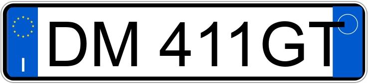Numer rejestracyjny DM411GT posiada ALFA ROMEO 147 2a serie Numer rejestracyjny DM411GT posiada ALFA ROMEO 147 2a serie
