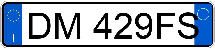 Numer rejestracyjny DM429FS posiada SEAT Altea