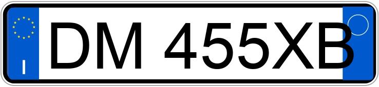 Numer rejestracyjny DM455XB posiada MAZDA Mazda5 1a serie