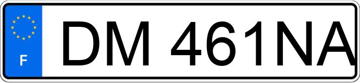 Numer rejestracyjny DM461NA posiada AUDI A1