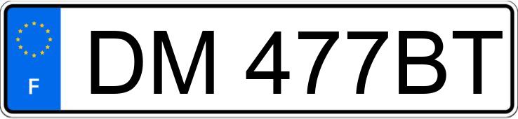 Numer rejestracyjny DM477BT posiada RENAULT TWINGO